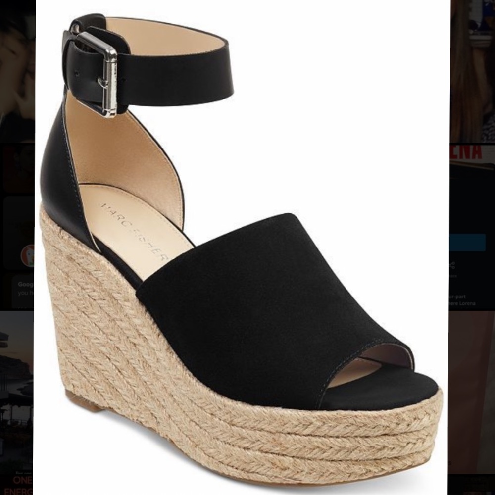 Marc Fisher Cala Platform Wedge Heels